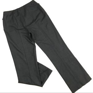 Escada Gray Straight Leg Trousers